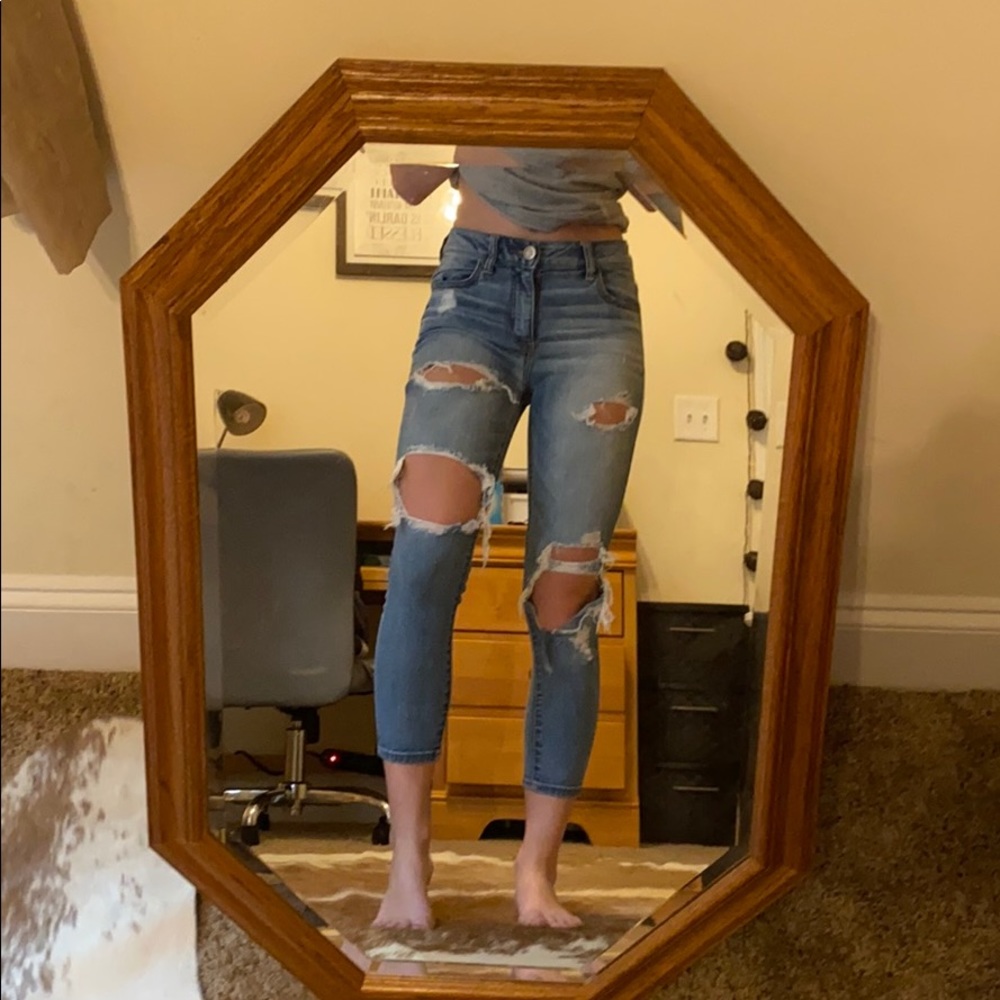 American Eagle high rise jeans